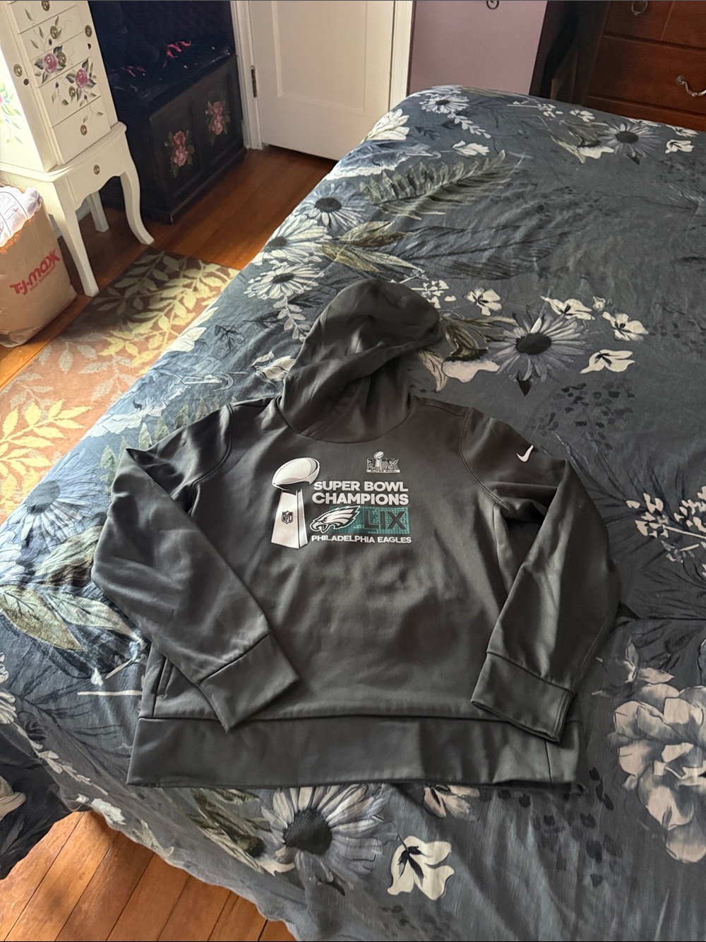 Nike Black Philadelphia Eagles Super Bowl Champions Hoodie